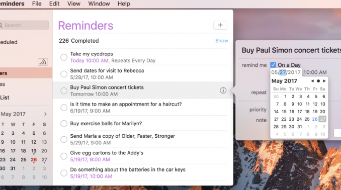mac reminder