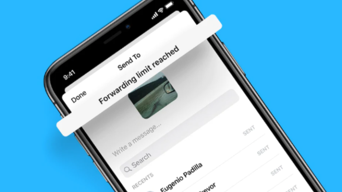 messenger forward message limit